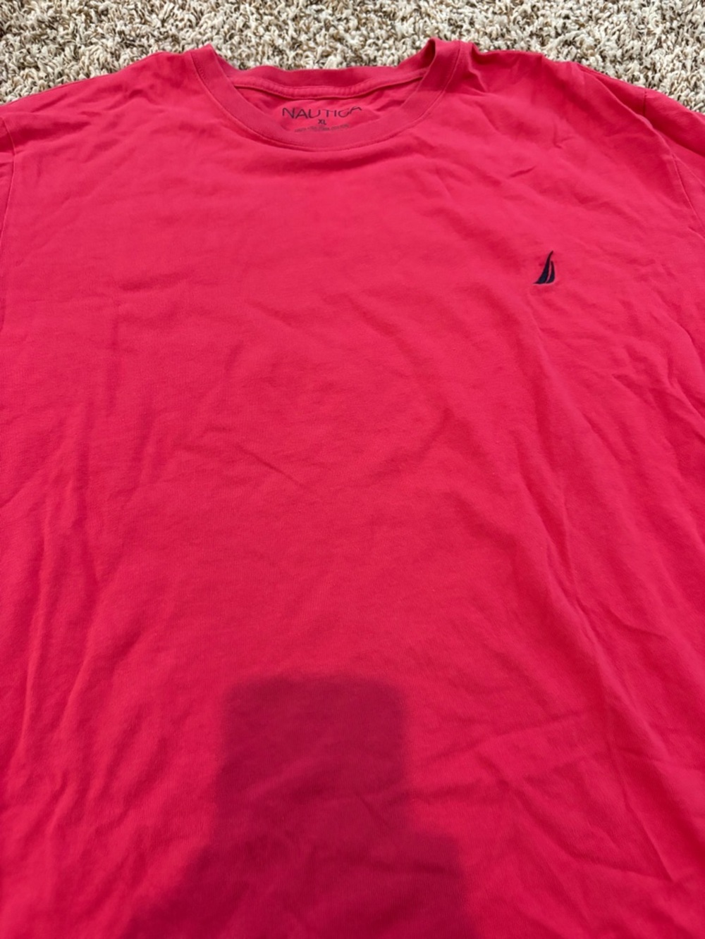 Women’s unisex  pink Short-Sleeve Crewneck Shirt - Classic Casual Tee